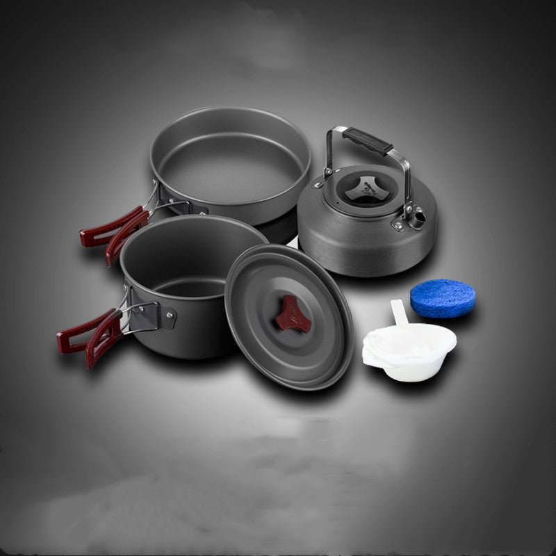 Picnic cookware set camping pot set