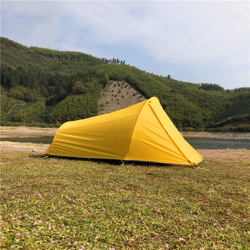 Double Outdoor Aluminium Pole Light Exposure Camping Tent