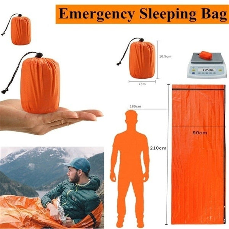 Outdoor Living Bivy Emergency Sleeping Bag Thermal Insulation