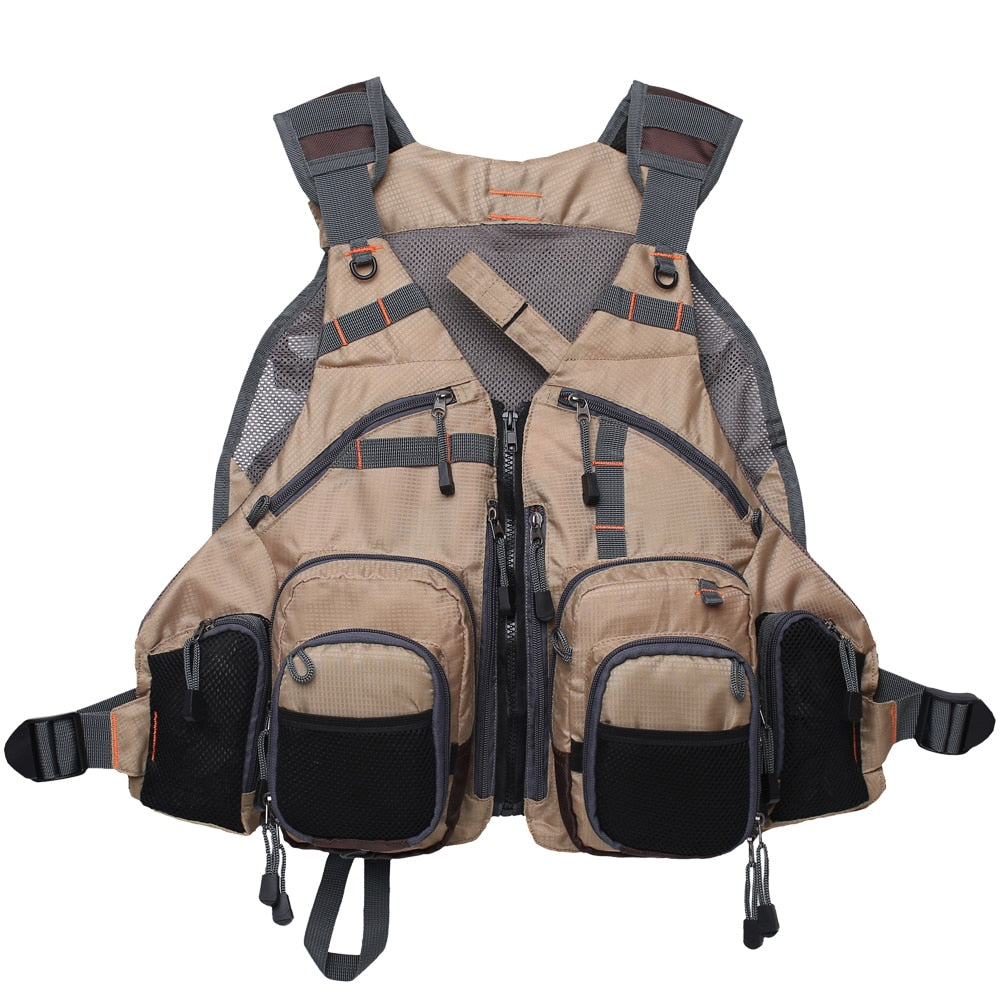 Fishing Vest Pack for Trout Fishing Gear and Equipment Multifunction Breathable Backpack