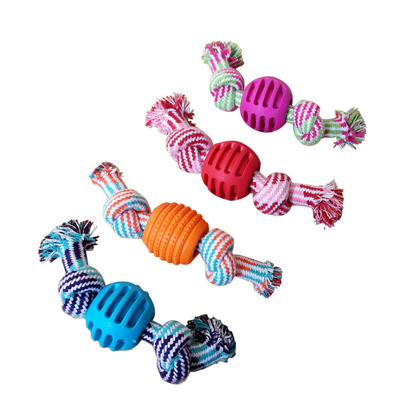 Bite Resistant Teething Rope Toy for Small and Medium Dogs
