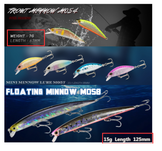 20pcs/lot Fishing Lure Set 2 Models 20 Color Mixed Minnow Lure Crank Bait Fishing Tackle Bass Baits